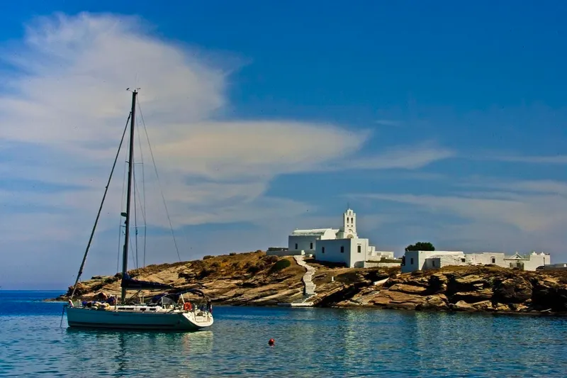 Chrissopigi Beach in Sifnos